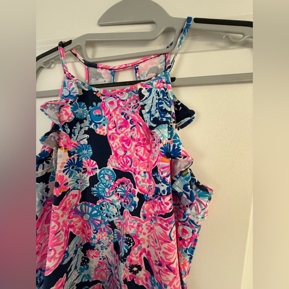 Lilly Pulitzer XS ruffled sleeveless blouse - Picture 5 of 6